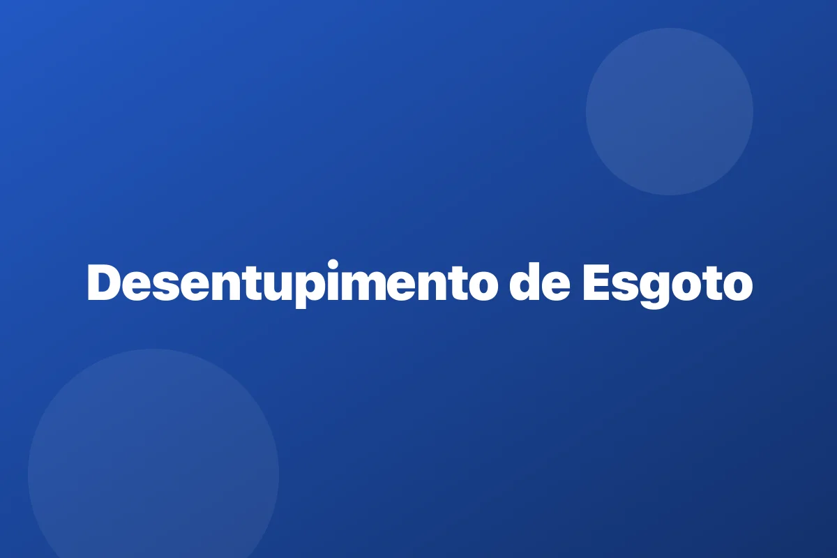 Desentupimento de esgoto em Viamão – limpeza da coluna